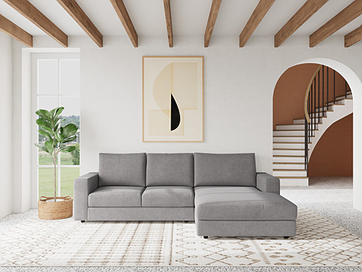 Foto 1 | Sala Completa Contemporánea Mérida Gris