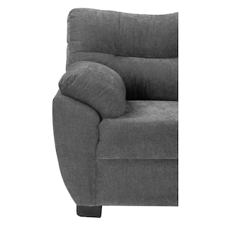 Foto 2 | Sala Dicasa Monza Colo Gris Oscuro 3 Piezas ( Sillón, Love Seat Y Sofá)