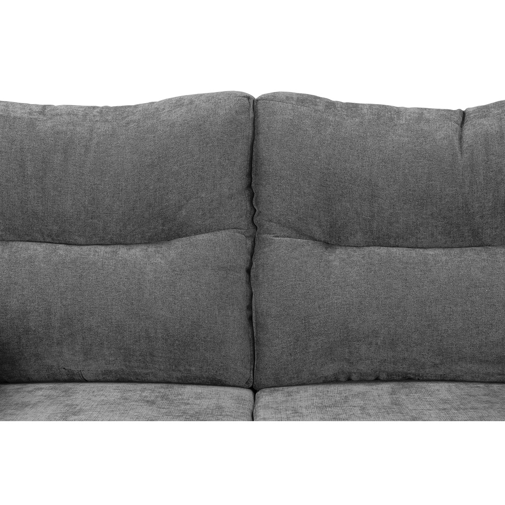 Foto 5 pulgar | Sala Dicasa Monza Colo Gris Oscuro 3 Piezas ( Sillón, Love Seat Y Sofá)