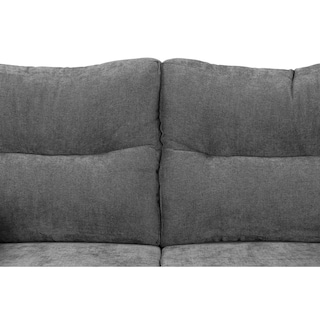 Foto 4 | Sala Dicasa Monza Colo Gris Oscuro 3 Piezas ( Sillón, Love Seat Y Sofá)