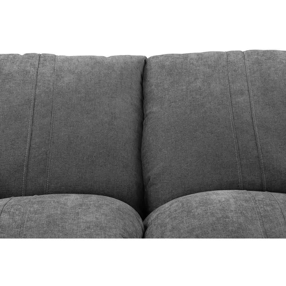 Foto 5 pulgar | Sala Dicasa Aston Color Gris Oscuro 3 Piezas ( Sillón, Love Seat Y Sofá)