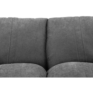 Foto 4 | Sala Dicasa Aston Color Gris Oscuro 3 Piezas ( Sillón, Love Seat Y Sofá)