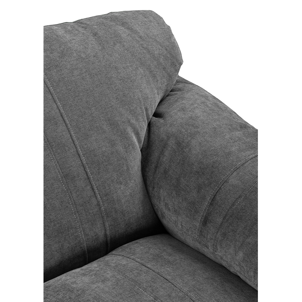 Foto 6 pulgar | Sala Dicasa Aston Color Gris Oscuro 3 Piezas ( Sillón, Love Seat Y Sofá)
