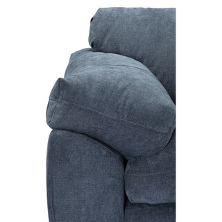 Foto 3 | Sala Dicasa Aston Color Azul 3 Piezas ( Sillón, Love Seat Y Sofá)