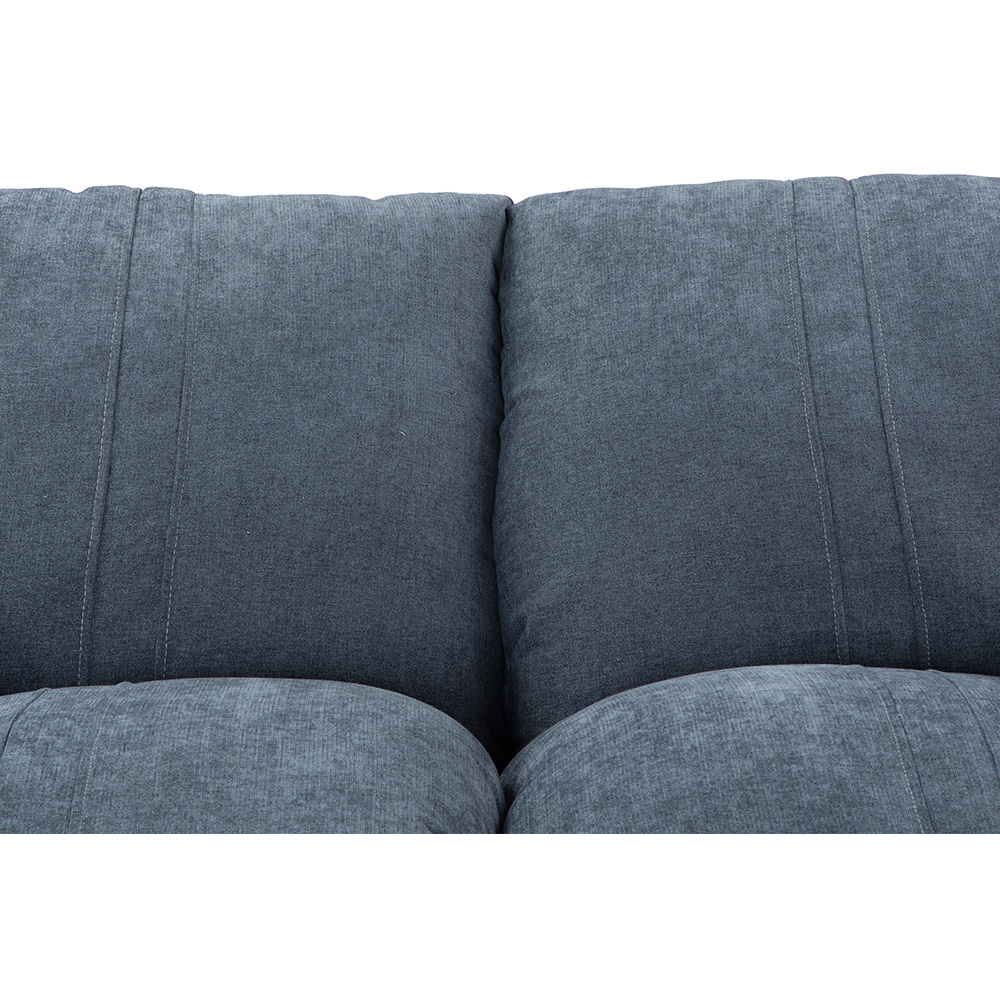 Foto 5 pulgar | Sala Dicasa Aston Color Azul 3 Piezas ( Sillón, Love Seat Y Sofá)
