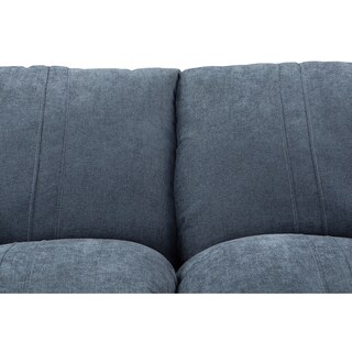 Foto 4 | Sala Dicasa Aston Color Azul 3 Piezas ( Sillón, Love Seat Y Sofá)