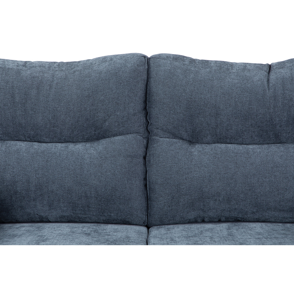 Foto 5 pulgar | Sala Dicasa Monza Color Azul 3 Piezas ( Sillón, Love Seat Y Sofá)