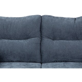 Foto 4 | Sala Dicasa Monza Color Azul 3 Piezas ( Sillón, Love Seat Y Sofá)