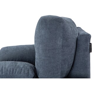 Foto 6 | Sala Dicasa Monza Color Azul 3 Piezas ( Sillón, Love Seat Y Sofá)