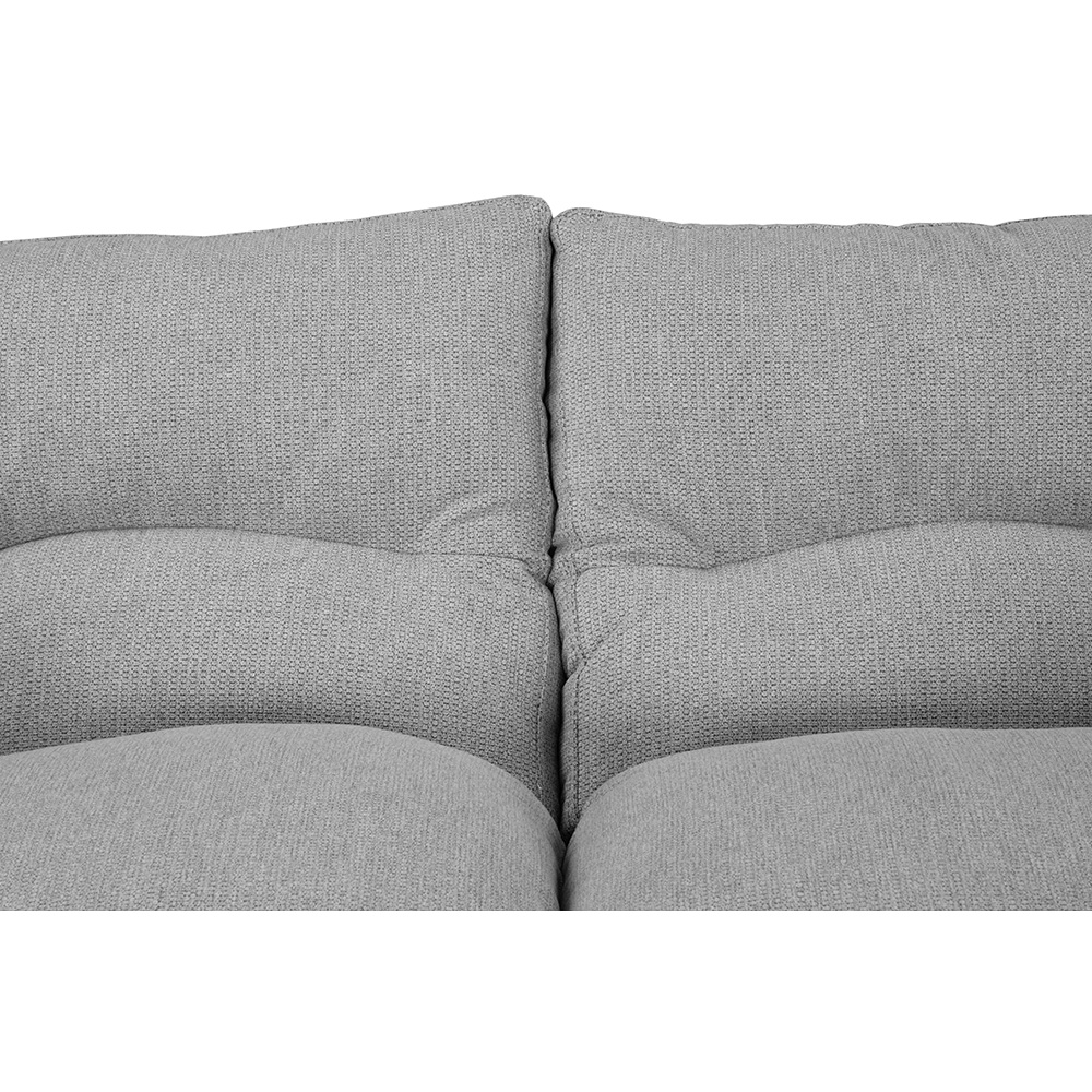 Foto 5 pulgar | Sala Trinity Cosmo Color Plata 3 Piezas ( Sillón, Love Seat Y Sofá )