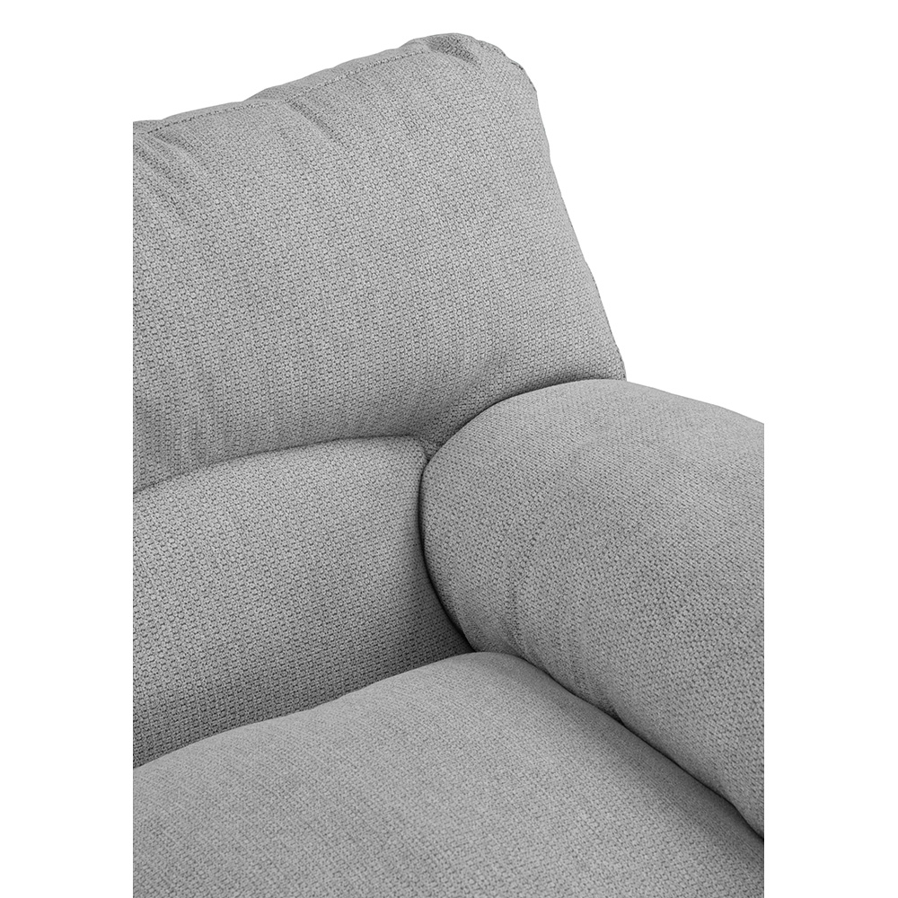 Foto 6 pulgar | Sala Trinity Cosmo Color Plata 3 Piezas ( Sillón, Love Seat Y Sofá )