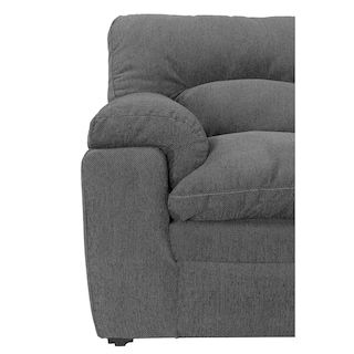 Foto 2 | Sala Trinity Cosmo Color Gris Oxford 3 Piezas ( Sillón, Love Seat Y Sofá)