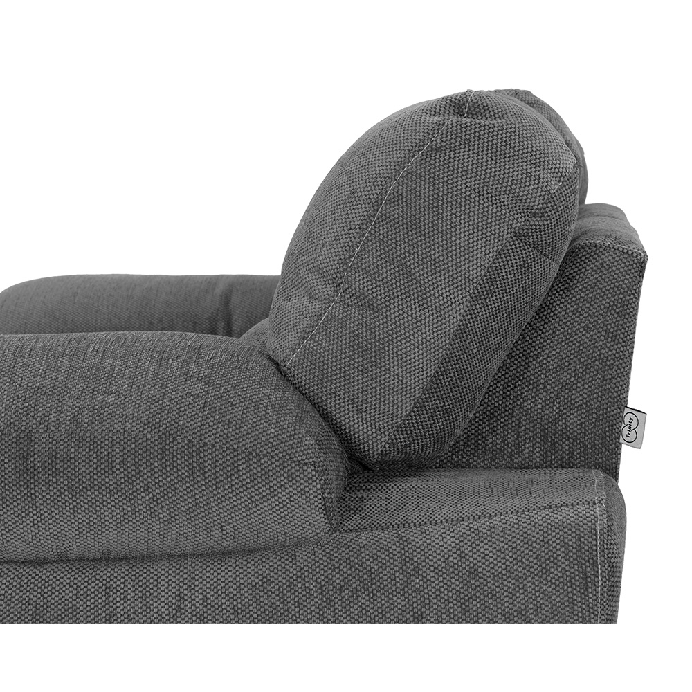 Foto 6 | Sala Trinity Cosmo Color Gris Oxford 3 Piezas ( Sillón, Love Seat Y Sofá)