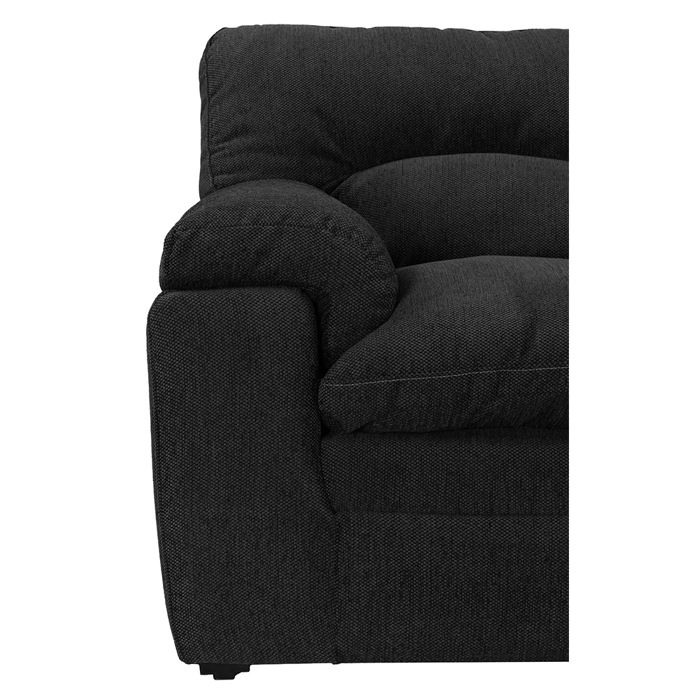 Foto 3 pulgar | Sala Trinity Cosmo Color Negro 3 Piezas ( Sillón, Love Seat Y Sofá)