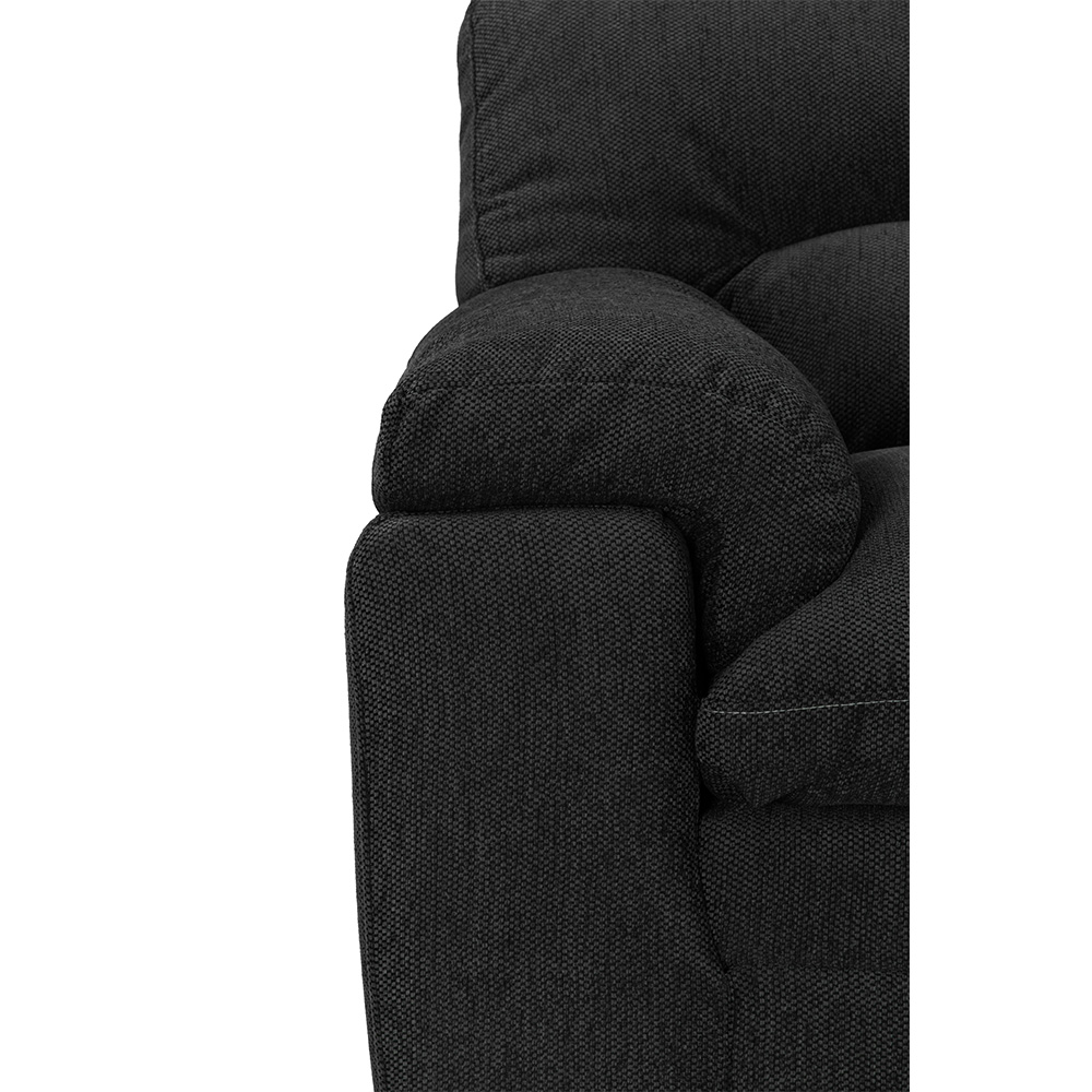 Foto 4 pulgar | Sala Trinity Cosmo Color Negro 3 Piezas ( Sillón, Love Seat Y Sofá)