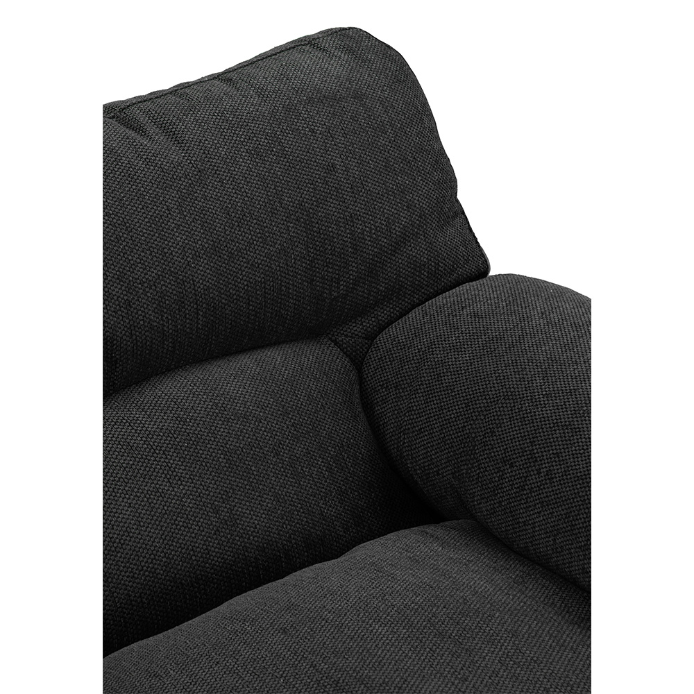 Foto 6 pulgar | Sala Trinity Cosmo Color Negro 3 Piezas ( Sillón, Love Seat Y Sofá)