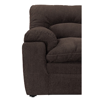 Foto 2 | Sala Trinity Cosmo Color Chocolate 3 Piezas ( Sillón, Love Seat Y Sofá)