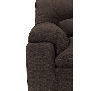 Foto 3 | Sala Trinity Cosmo Color Chocolate 3 Piezas ( Sillón, Love Seat Y Sofá)