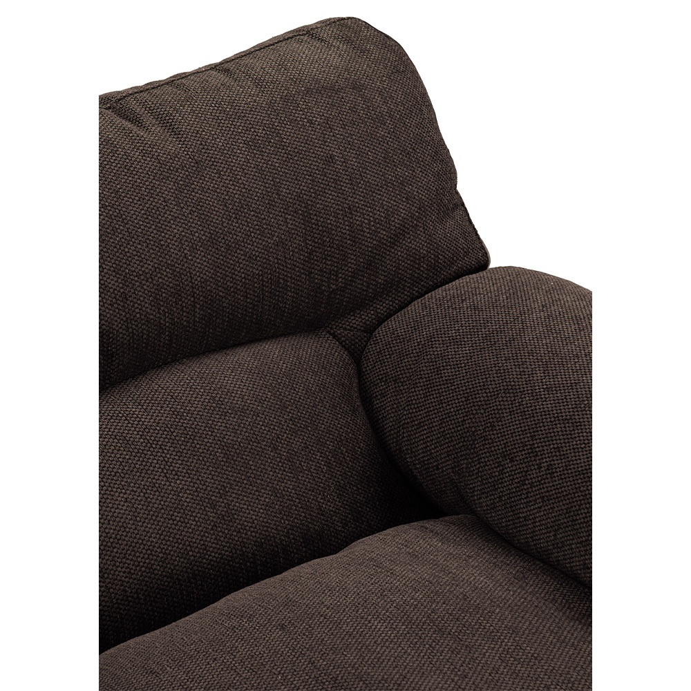 Foto 6 pulgar | Sala Trinity Cosmo Color Chocolate 3 Piezas ( Sillón, Love Seat Y Sofá)