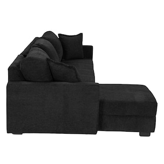 Foto 3 | Love Chaise Dicasa Smoky Color Negro Izquierdo