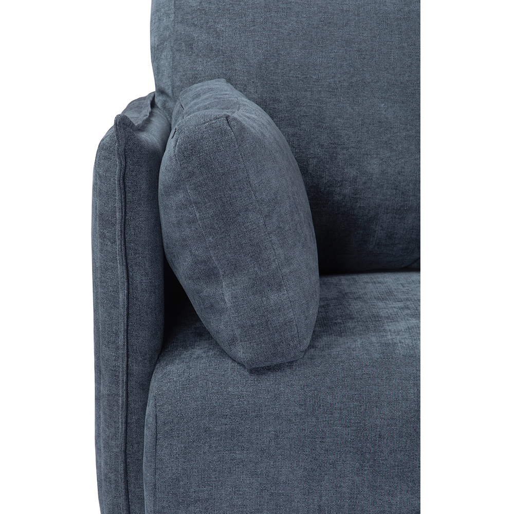 Foto 6 pulgar | Sala 3 Piezas Dicasa Klin Color Azul ( 2 Love Seats Y Sillón)
