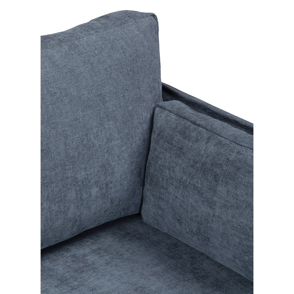 Foto 7 pulgar | Sala 3 Piezas Dicasa Klin Color Azul ( 2 Love Seats Y Sillón)
