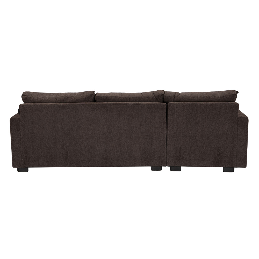 Foto 5 pulgar | Love Chaise Dicasa Smoky Color Café Izquierdo