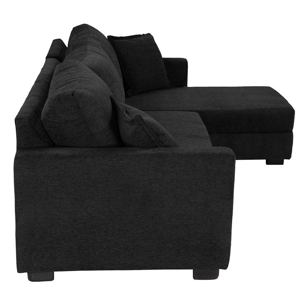 Foto 4 pulgar | Love Chaise Dicasa Smoky Color Negro Derecho