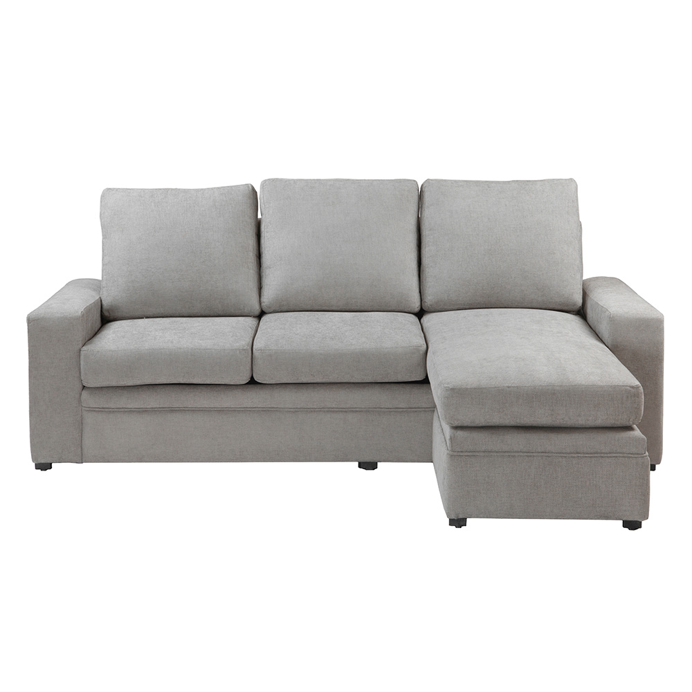 Foto 2 pulgar | Sofá Chaise Trinity Canvas Color Gris
