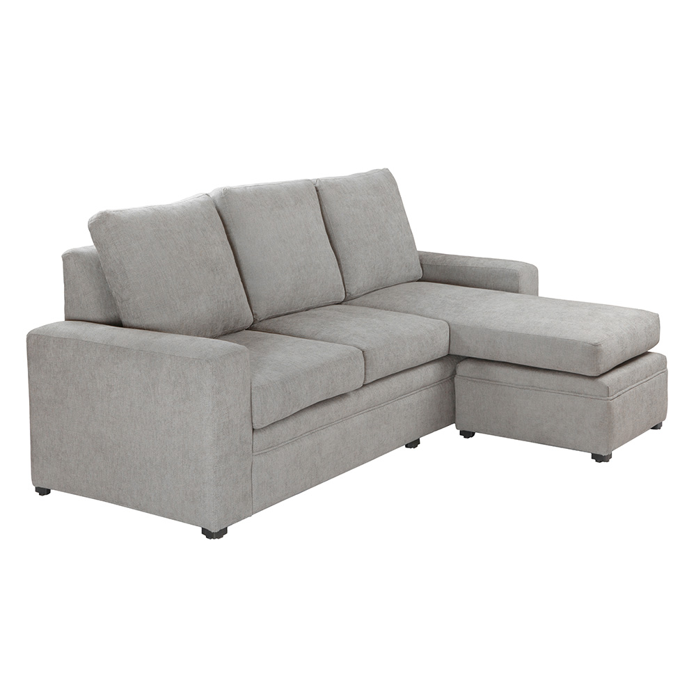 Foto 3 pulgar | Sofá Chaise Trinity Canvas Color Gris