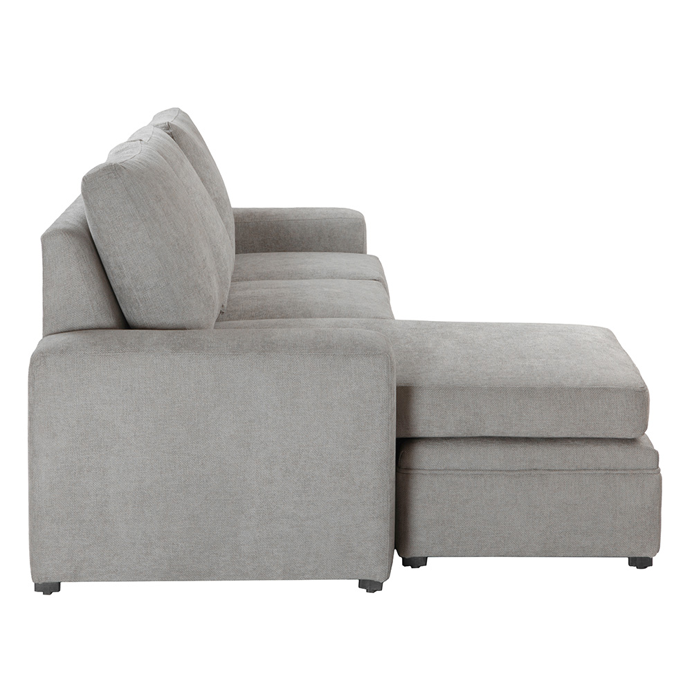 Foto 4 pulgar | Sofá Chaise Trinity Canvas Color Gris