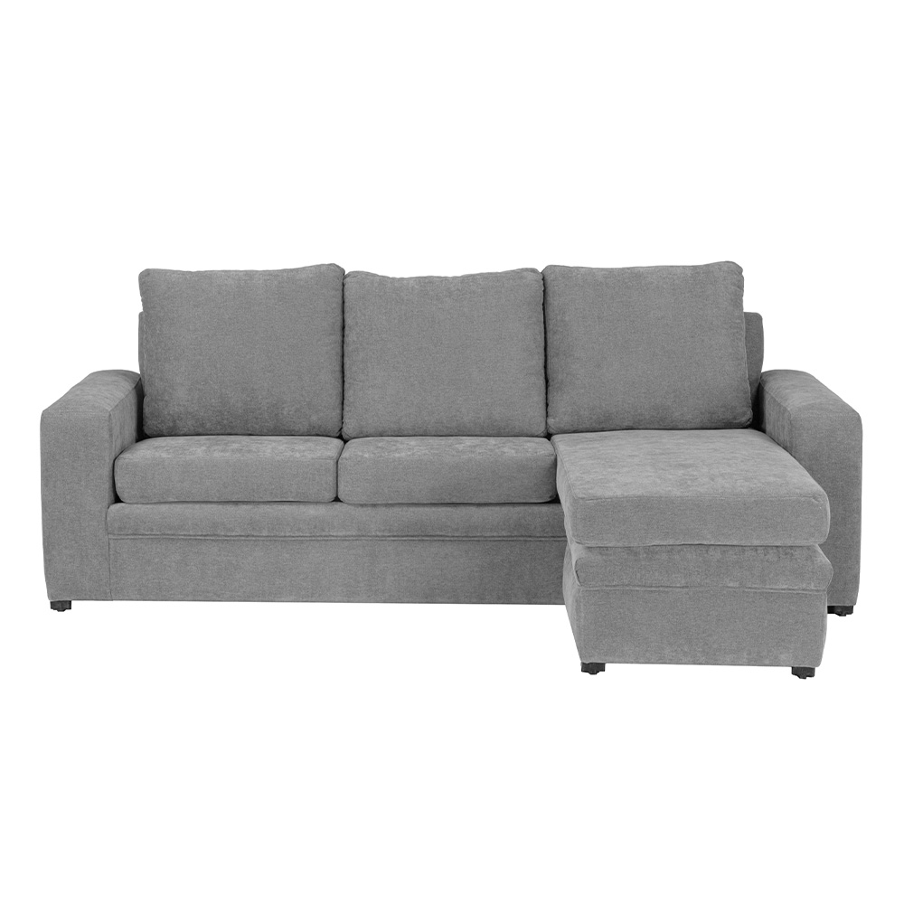 Foto 2 pulgar | Sofá Chaise Trinity Canvas Color Gris