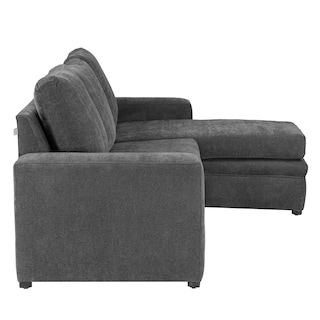 Foto 3 | Sofá Chaise Trinity Canvas Color Gris Oscuro