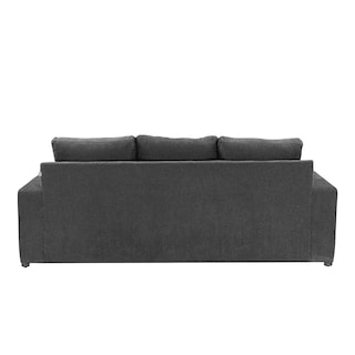 Foto 4 | Sofá Chaise Trinity Canvas Color Gris Oscuro
