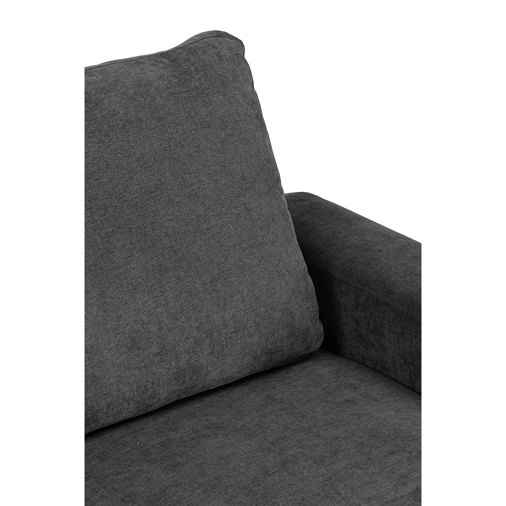 Foto 6 | Sofá Chaise Trinity Canvas Color Gris Oscuro
