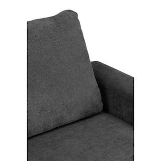 Foto 6 | Sofá Chaise Trinity Canvas Color Gris Oscuro