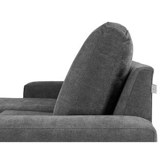 Foto 7 | Sofá Chaise Trinity Canvas Color Gris Oscuro