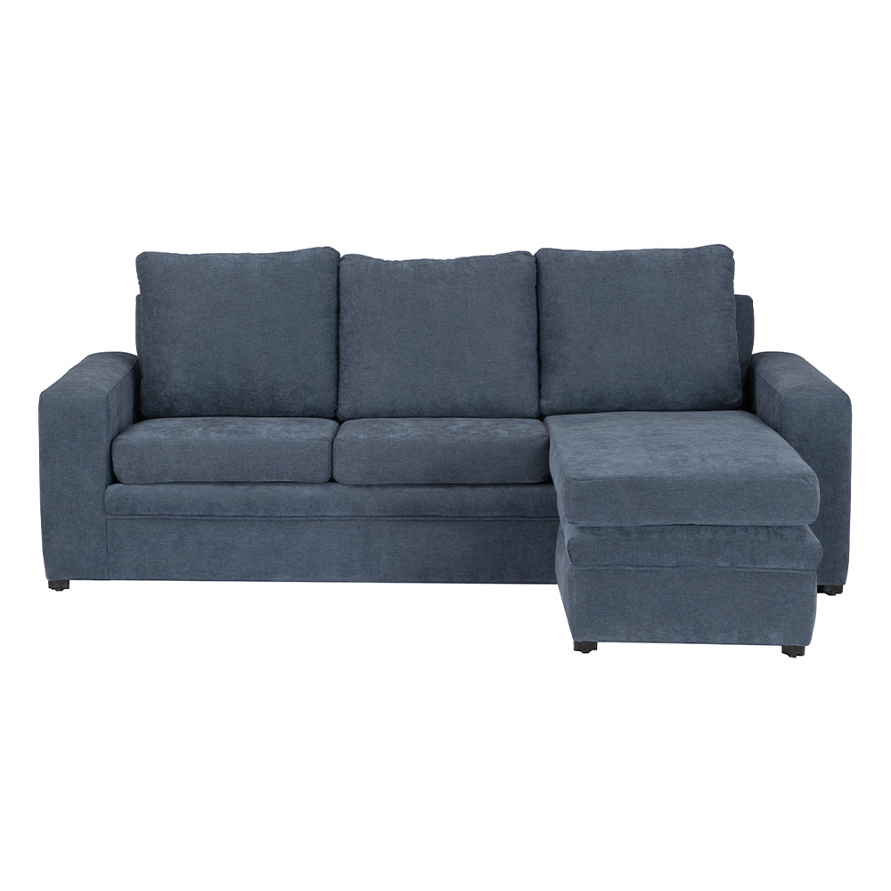 Foto 2 pulgar | Sofá Chaise Trinity Canvas Color Azul