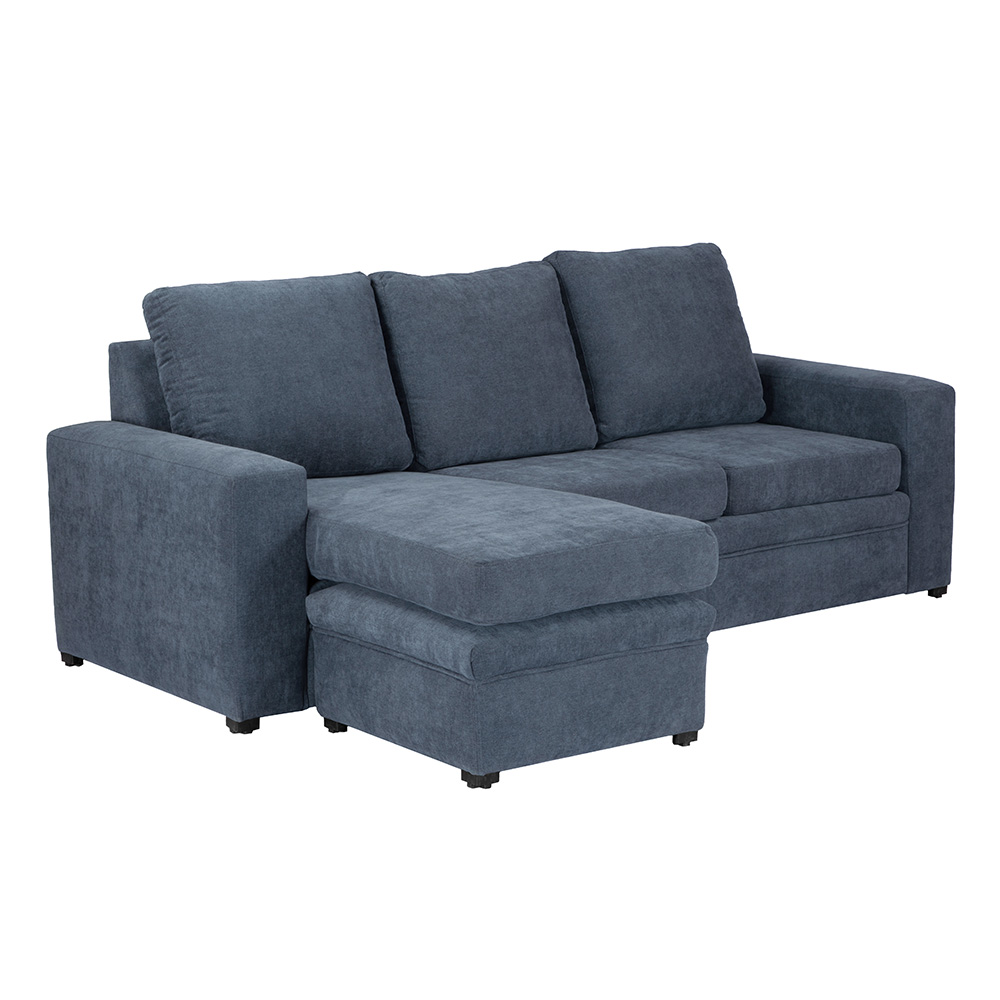 Foto 3 pulgar | Sofá Chaise Trinity Canvas Color Azul