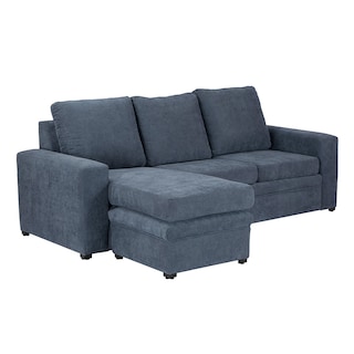 Foto 2 | Sofá Chaise Trinity Canvas Color Azul
