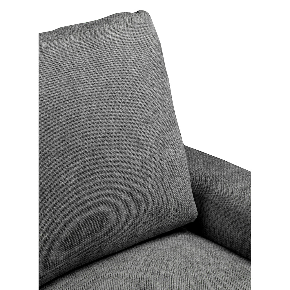 Foto 7 pulgar | Sofá Chaise Trinity Canvas Color Gris Oscuro