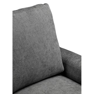 Foto 6 | Sofá Chaise Trinity Canvas Color Gris Oscuro