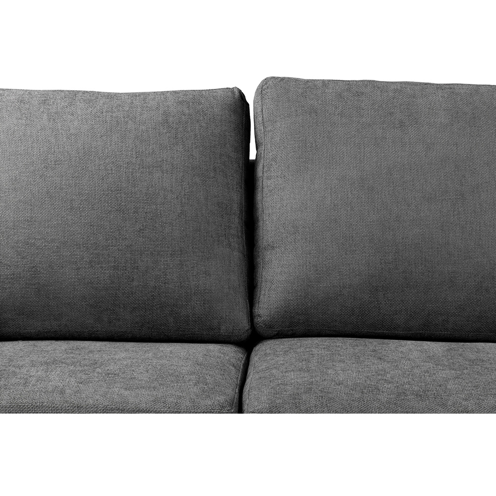 Foto 8 pulgar | Sofá Chaise Trinity Canvas Color Gris Oscuro