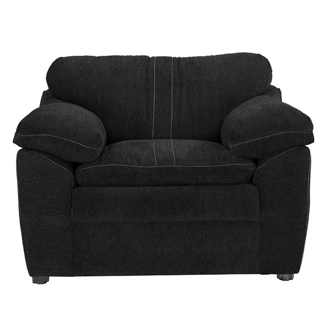 Foto 3 pulgar | Aston Sala 3-2-1 Sala 3 Piezas (sofa, Love Y Sillon) Centaurus Black Negro