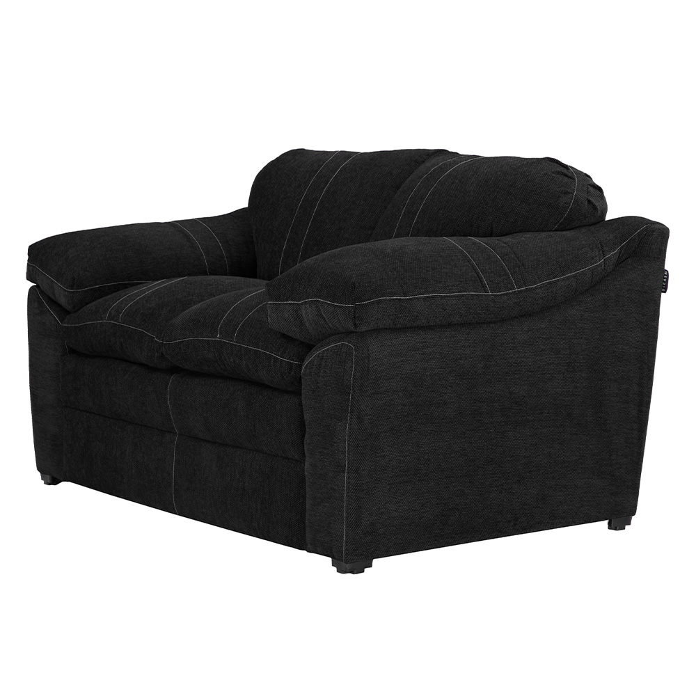 Foto 3 pulgar | Aston Love Seat Love Seat 2 Plazas Centaurus Black Negro