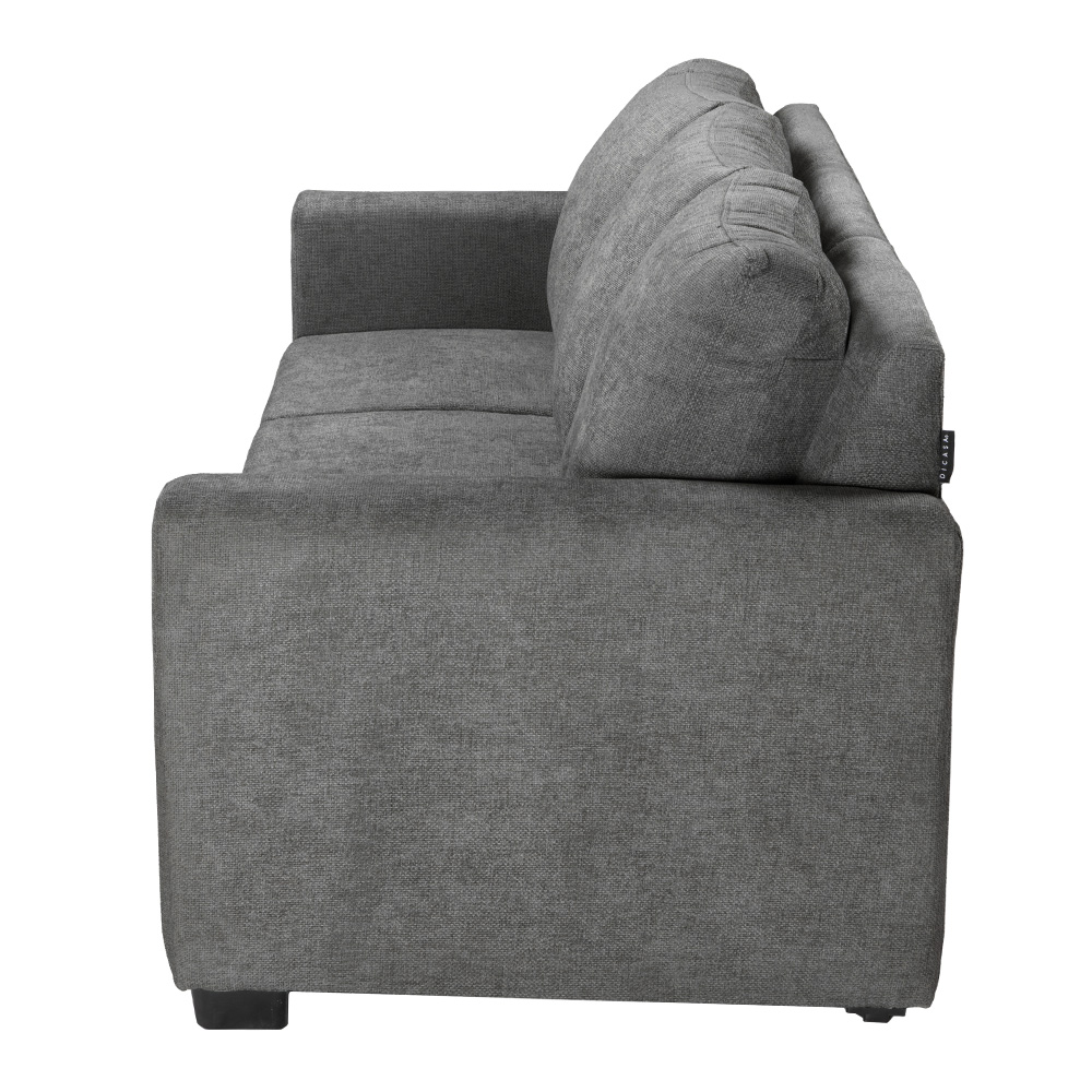 Foto 4 pulgar | Gales Sofa Sofa 3 Plazas Manhattan Shadow Gris Oscuro