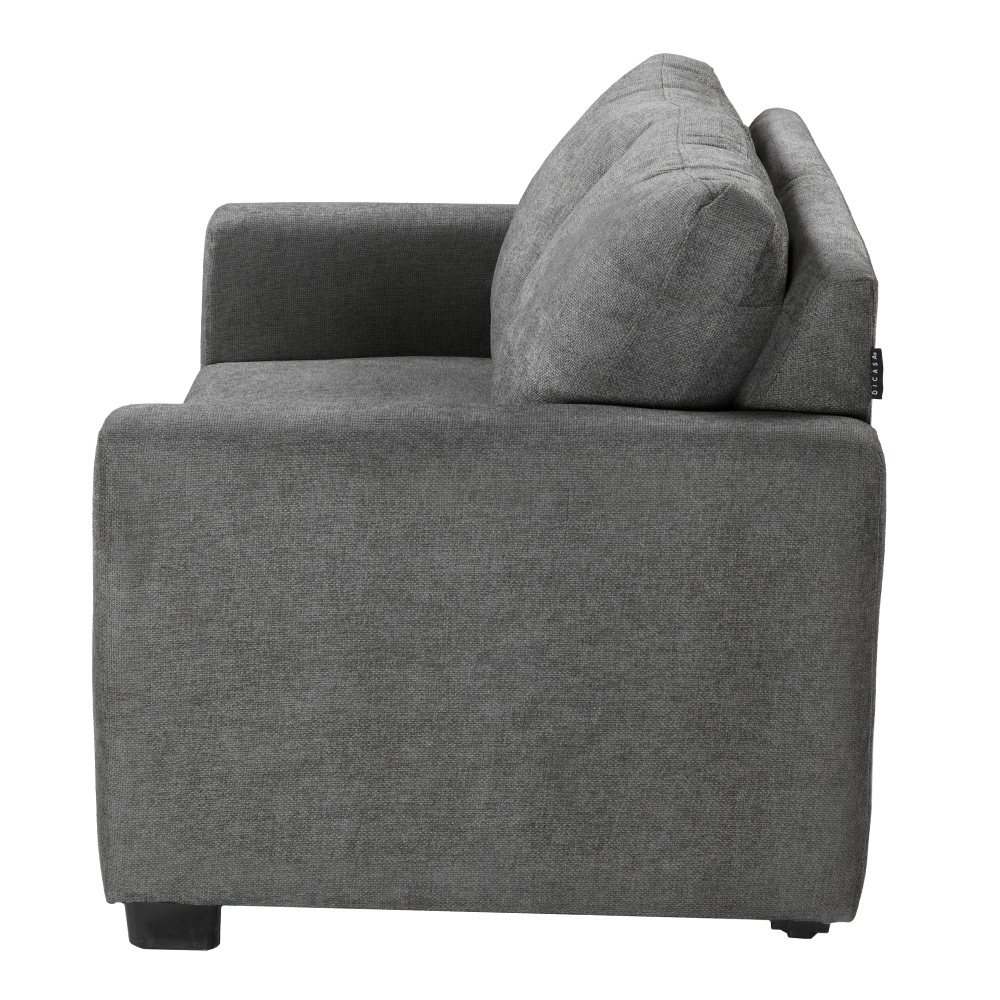 Foto 4 pulgar | Gales Love Seat Love Seat 2 Plazas Manhattan Shadow Gris Oscuro