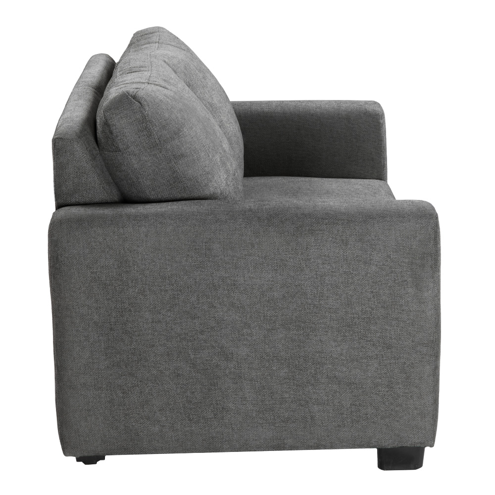 Foto 6 pulgar | Gales Love Seat Love Seat 2 Plazas Manhattan Shadow Gris Oscuro