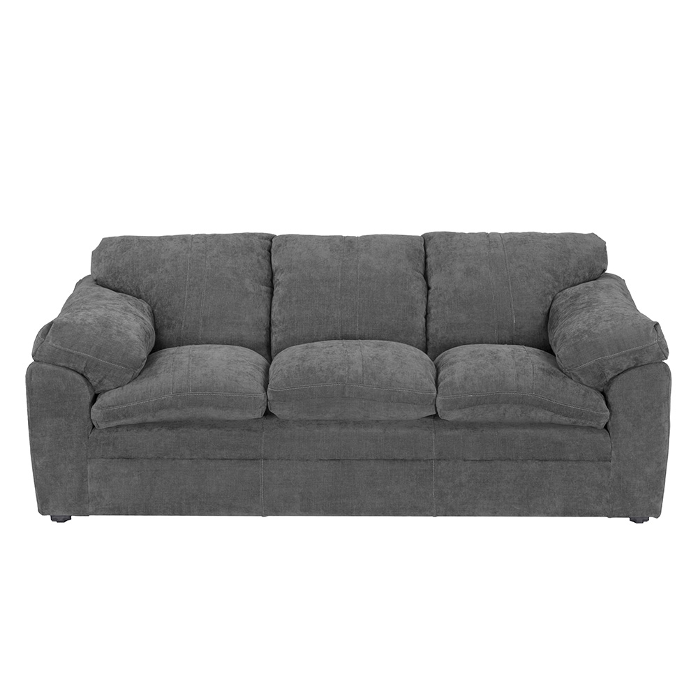 Foto 3 pulgar | Aston Sofa Sofa 3 Plazas Soho Storm Gris Oscuro