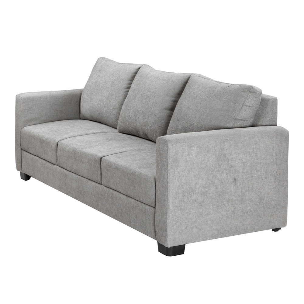 Foto 3 pulgar | Gales Sofa Sofa 3 Plazas Manhattan Nickel Gris